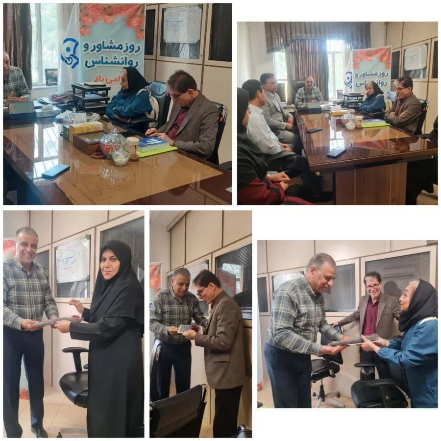 تجلیل از اساتید گروه مشاوره در روز مشاور و روان شناس 3