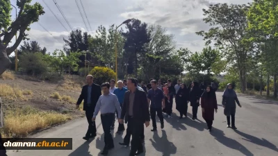 پیاده روی به مناسبت بزرگداشت مقام معلم و هفته سلامت