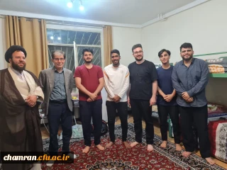 حضور دکتر فرهادیان در خوابگاه دانشجویی