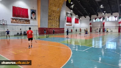 برگزاری رقابت انتخابی و اردو آمادگی دانشجو معلمان پردیسها و مراکز پسر استان تهران در رشته ورزشی بدمینتون
