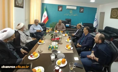 جلسه هماهنگی جانمایی و آغاز فرایند ساخت مسجد پردیس شهید چمران 