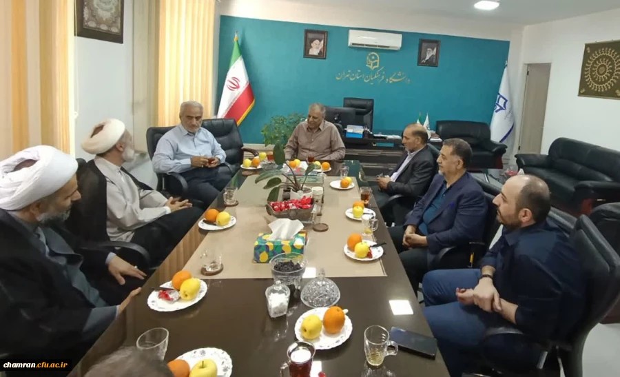 جلسه هماهنگی جانمایی و آغاز فرایند ساخت مسجد پردیس شهید چمران  2