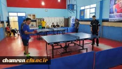 برگزاری رقابت انتخابی دانشجو معلمان پردیسها و مراکز پسر استان تهران در رشته تنیس روی میز 4