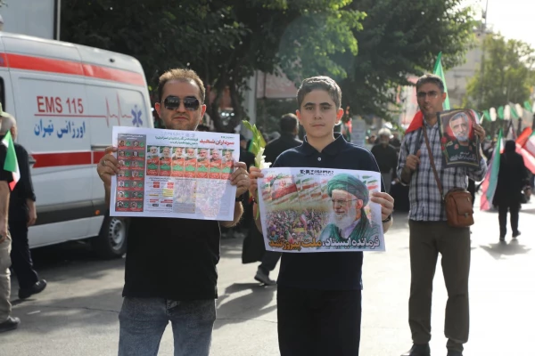 تشییع شهدای جنگ با رژیم صهیونیستی  4