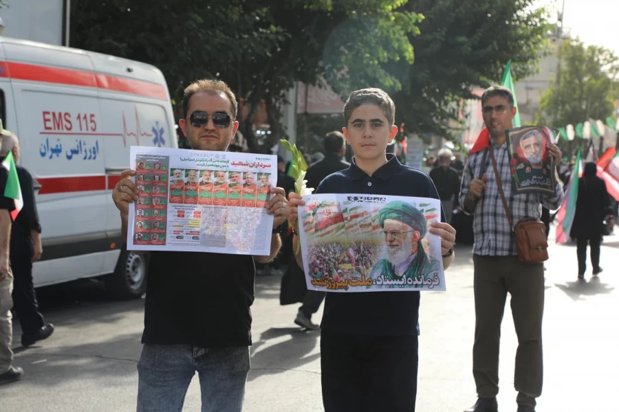 تشییع شهدای جنگ با رژیم صهیونیستی  4