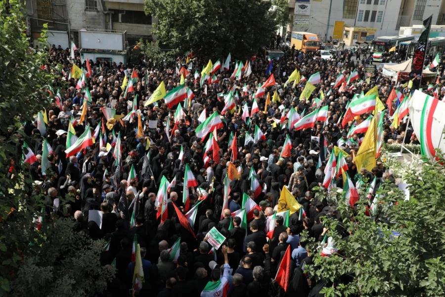 تشییع شهدای جنگ با رژیم صهیونیستی  10