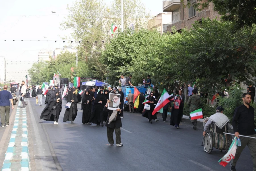 تشییع شهدای جنگ با رژیم صهیونیستی  12