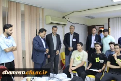 بازدید رئیس دانشگاه فرهنگیان استان تهران از روند برگزاری آزمون عملی تربیت بدنی 3