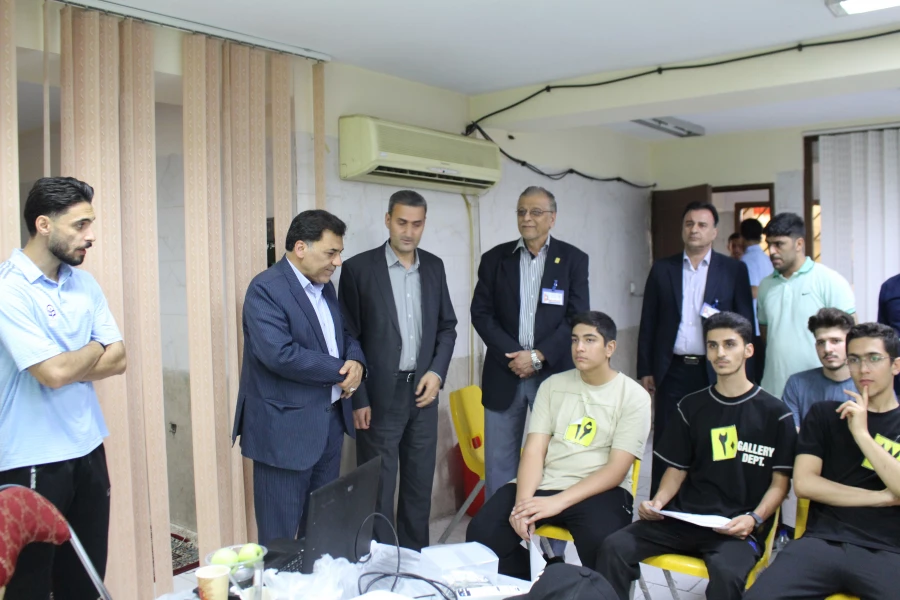 بازدید رئیس دانشگاه فرهنگیان استان تهران از روند برگزاری آزمون عملی تربیت بدنی 3