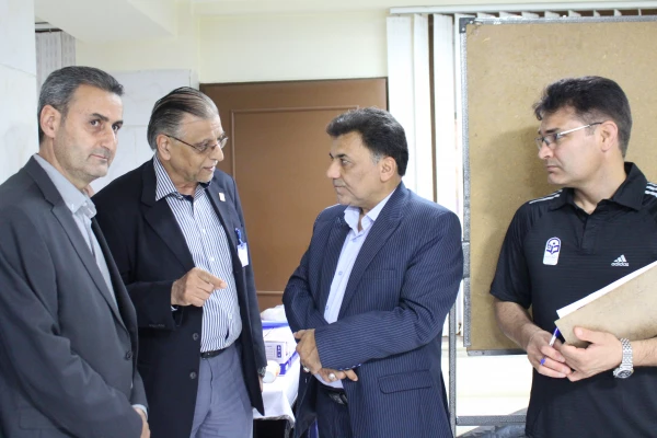 بازدید رئیس دانشگاه فرهنگیان استان تهران از روند برگزاری آزمون عملی تربیت بدنی 4