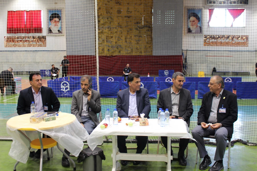 بازدید رئیس دانشگاه فرهنگیان استان تهران از روند برگزاری آزمون عملی تربیت بدنی 5