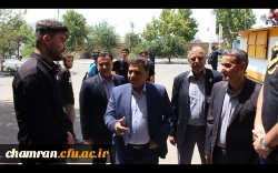 بازدید رئیس دانشگاه فرهنگیان استان تهران از روند برگزاری آزمون عملی تربیت بدنی 6