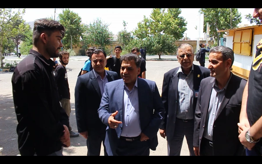 بازدید رئیس دانشگاه فرهنگیان استان تهران از روند برگزاری آزمون عملی تربیت بدنی 6