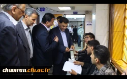 بازدید رئیس دانشگاه فرهنگیان استان تهران از روند برگزاری آزمون عملی تربیت بدنی 7