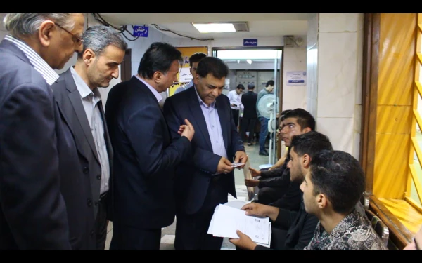 بازدید رئیس دانشگاه فرهنگیان استان تهران از روند برگزاری آزمون عملی تربیت بدنی 7
