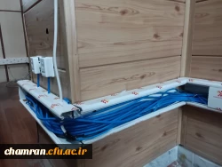 راه اندازی زیرساخت جدید اینترنت اتاق سایت پردیس شهید چمران 3