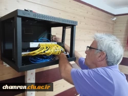 راه اندازی زیرساخت جدید اینترنت اتاق سایت پردیس شهید چمران 8