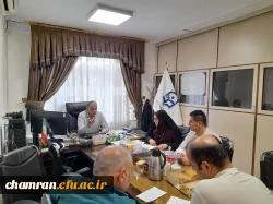جلسه  شورای تغذیه پردیس شهید چمران 2