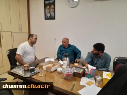 جلسه  شورای تغذیه پردیس شهید چمران 3