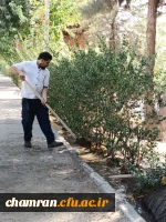 آماده سازی فضای دانشگاه فرهنگیان پردیس شهید چمران برای برگزاری امتحانات معوقه خرداد 3