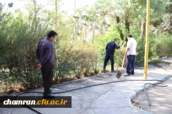 آماده سازی فضای دانشگاه فرهنگیان پردیس شهید چمران برای برگزاری امتحانات معوقه خرداد 4