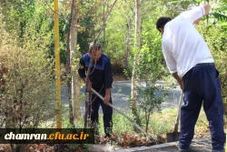 آماده سازی فضای دانشگاه فرهنگیان پردیس شهید چمران برای برگزاری امتحانات معوقه خرداد 5