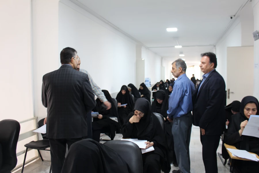 بازدید رئیس مرکز توسعه و بهسازی منابع انسانی از برگزاری آزمون اصلح مهارت آموزان  4