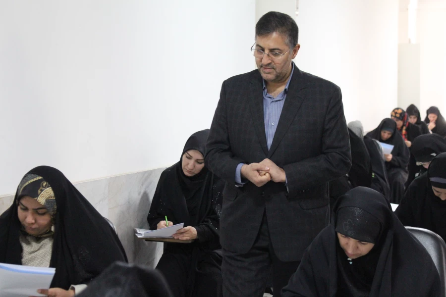 بازدید رئیس مرکز توسعه و بهسازی منابع انسانی از برگزاری آزمون اصلح مهارت آموزان  8