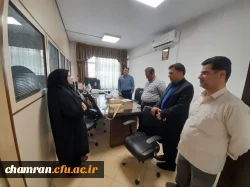 بازدید ناظر استان سیستان و بلوچستان از پردیس شهید چمران تهران به منظور ارتقاء بهداشت و سلامت دانشجومعلمان 2