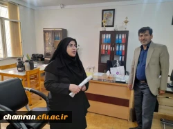 بازدید ناظر استان سیستان و بلوچستان از پردیس شهید چمران تهران به منظور ارتقاء بهداشت و سلامت دانشجومعلمان 5