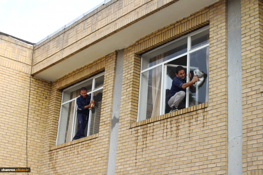  گزارش آماده سازی محیط و کلاس های پردیس شهید چمران در آستانه سال تحصیلی جدید 3