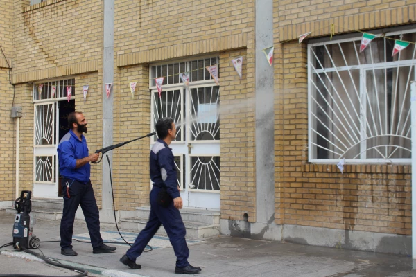  گزارش آماده سازی محیط و کلاس های پردیس شهید چمران در آستانه سال تحصیلی جدید 2