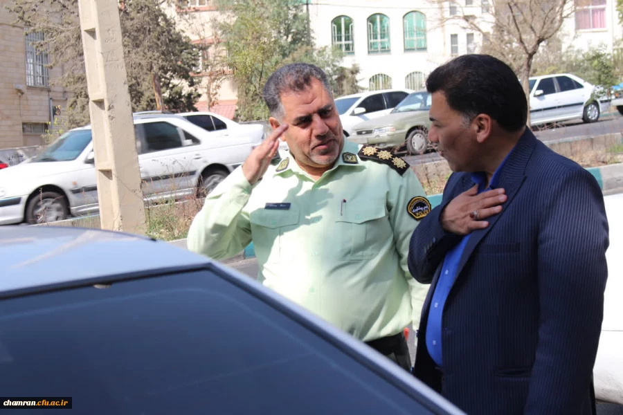 تقدیر از حافظان امنیت؛ حضور مسئولان دانشگاه فرهنگیان استان تهران در کلانتری ۱۴۶ حکیمیه 2