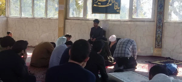 برگزاری مراسم روضه و توسل به حضرت اباعبدالله الحسین (ع) در پردیس شهید چمران 5