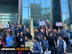 حضور در راهپیمایی باشکوه ۱۳ آبان  7