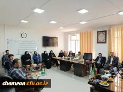 نشست تکریم و معارفه معاونت توسعه منابع و امور دانشجویی پردیس شهید چمران  7