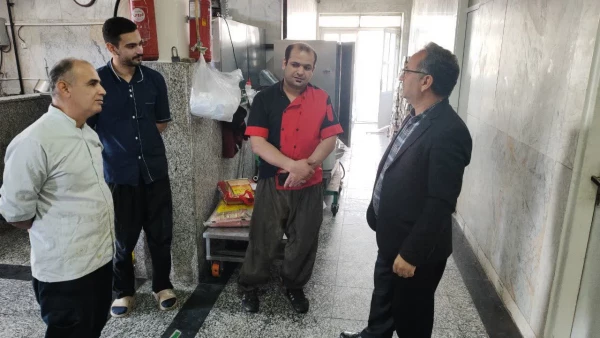 بازدید ریاست دانشکده علوم انسانی از بخش های پشتیبانی 2