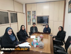 جلسه هماهنگی امتحانات دی ماه با حضور همکاران آموزشی در دفتر ریاست دانشکده علوم انسانی شهید چمران برگزار شد 3