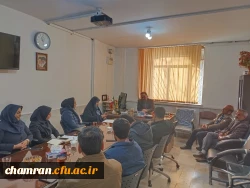 برگزاری جلسه شورای اداری دانشکده علوم انسانی شهید چمران  7