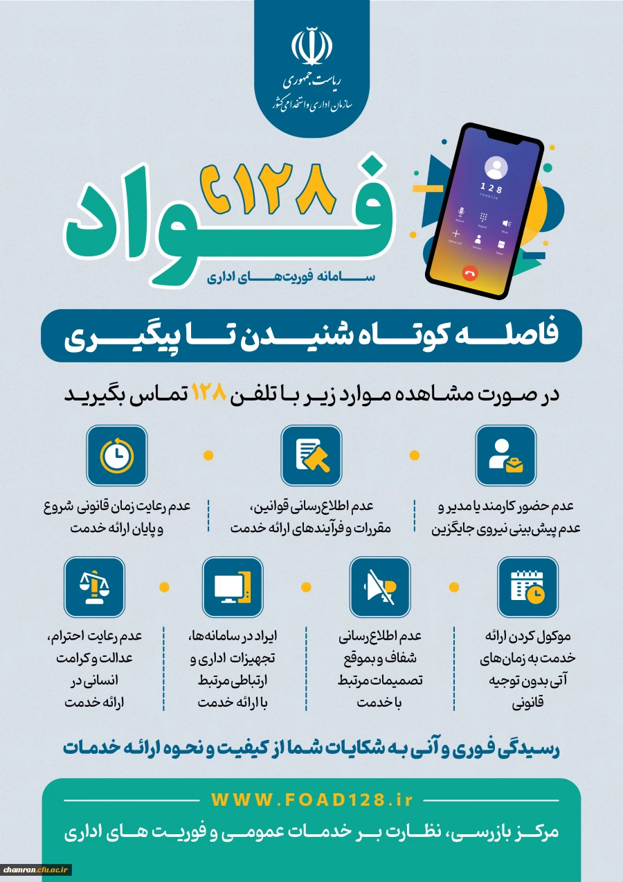 سامانه فوریت های اداری (فواد ۱۲۸) 2