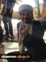 عکسی از شهید امیرمحمد اسمعیل لو با عمامه