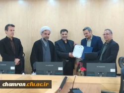 معارفه دکتر ملکی به عنوان معاون فرهنگی و دانشجویی دانشکده علوم انسانی شهید چمران   2