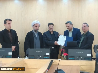 معارفه دکتر ملکی به عنوان معاون فرهنگی و دانشجویی دانشکده علوم انسانی شهید چمران  