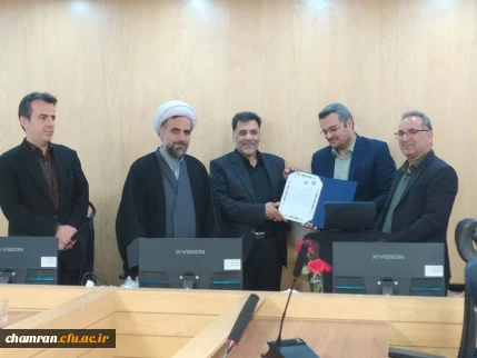 معارفه دکتر ملکی به عنوان معاون فرهنگی و دانشجویی دانشکده علوم انسانی شهید چمران  