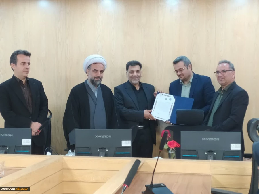 معارفه دکتر ملکی به عنوان معاون فرهنگی و دانشجویی دانشکده علوم انسانی شهید چمران   2